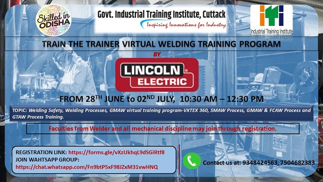 VIRTUAL TRAIN THE TRAINER WELDING TRAINING PROGRAM