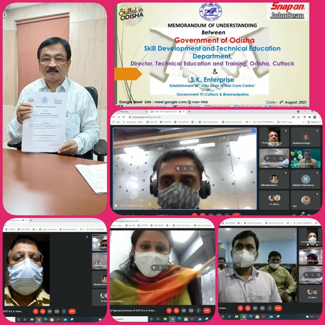 25th MoU with S K Enterprise_06-08-2021_ITI Cuttack
